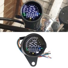 Tachimetro universale per moto contachilometri digitale 199KM/H 12000RPM calibro tondo