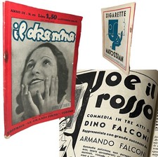 IL DRAMMA 1933 n. 172