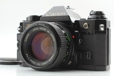 *Quasi come nuova* Canon AE-1 Program fotocamera pellicola nera con obiettivo...