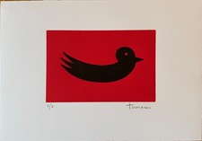 Giuliano Tomaino incisione e calcografia  "Cimbello"   50x35 firmata numerata