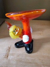 Pagliaccio vintage in vetro di