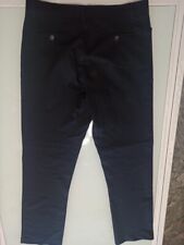-pantalone Gaudì nero, tg 50, casual, tessuto leggero, usato-