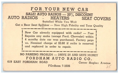 Autoradio fordham 1954 - 1954, co