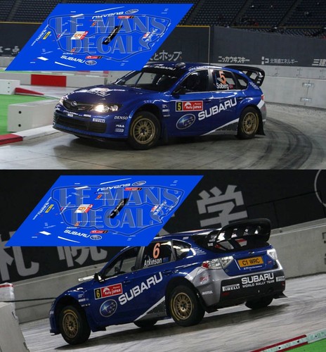 Decals subaru impreza - n14, wrc