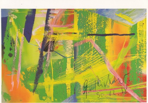 Gerhard richter autografo - gerhard,