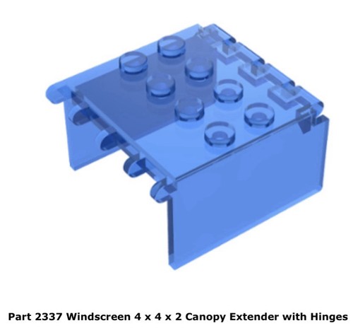Lego 2337 trans - 2337, trans-dark