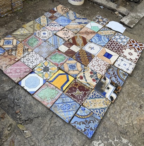 Antiche mattonelle pezzi - antiche,