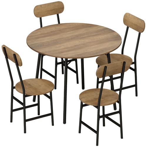 Set pranzo tavolo sedie 5 - set,