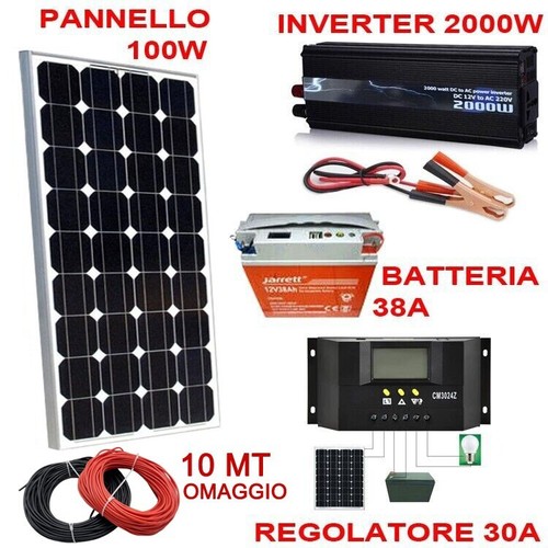 Kit fotovoltaico pwm - kit, kw