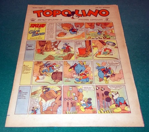 Mickey mouse newspaper - mickey,