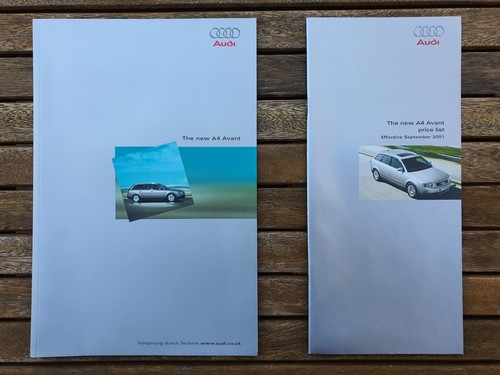 Audi avant sales brochure - audi,