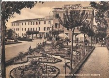 CARTOLINA ABANO TERME STABILIMENTO MIONI PEZZATO VIAGGIATA 1954