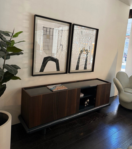 Natuzzi italia brown leather - natuzzi,