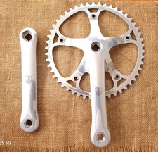 Guarnitura CAMPAGNOLO C RECORD PISTA 170, 1/8” 50T, usata in buone condizioni.