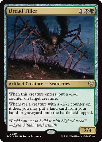 Dread tiller ecc 20 - dread, 20]dread