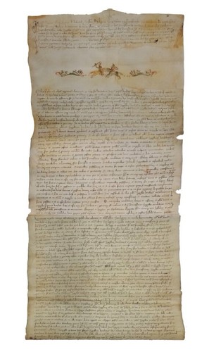 Pergamena 1522 pieve - 1522, -pieve