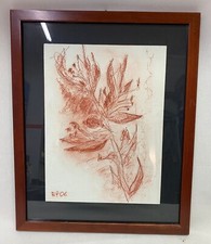 Quadro disegno con cornice in