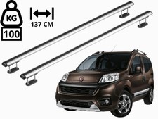 BARRE PORTATUTTO PORTAPACCHI PER FIAT QUBO 2016-2020 ALTA PORTATA CARICO PESANTE