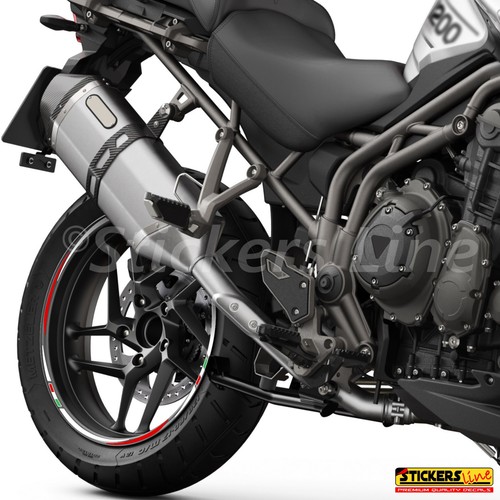 Adesivi ruote moto strisce