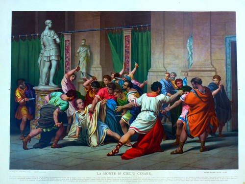 Stampa antica morte di - antica:, la