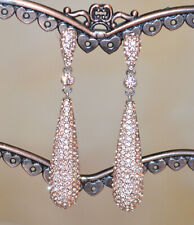 Orecchini donna argento strass