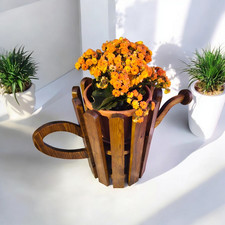 Portavaso artigianale in legno