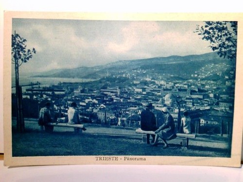 Trieste panorama cartolina - trieste, panorama.