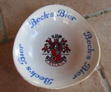 Posacenere beck's bier BIRRA ceramica titano rep San Marino rarissimo VINTAGE