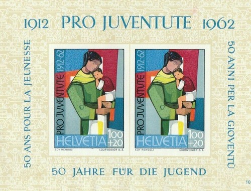 Blocco pro juventute 1962 - pro,
