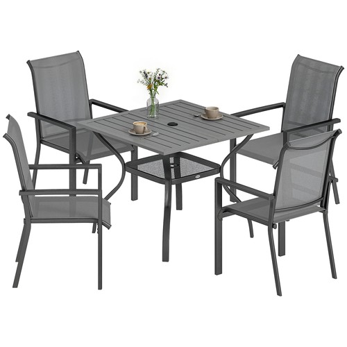 Outsunny set giardino 5 - set, da