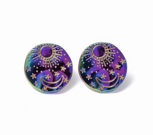 Orecchini perno arcobaleno - a,