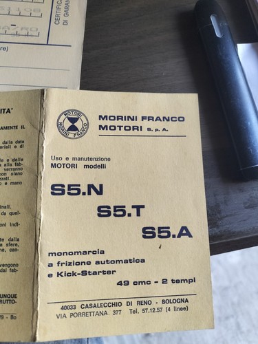 Moto epoca morini - morini, franco