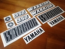 Warrior 350 - YFM Quad Decalcomanie - 4x4 ATV - Adatto a Yamaha - Kit adesivi...