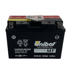 Batteria unibat ct9b 12v - unibat, ct9b-bs