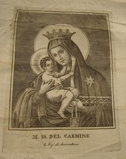 XIX secolo M. SS. del Carmine
