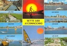 22-55C) SETTE LIDI DI COMACCHIO SPINA ESTENSI SCACCHI GARIBALDI VOLANO NAZIONI