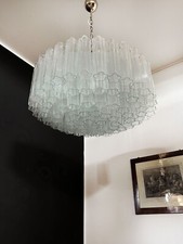 Large Murano glass Chandelier -101 clear tube glasses