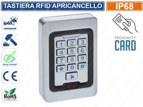 Tastiera metallo rfid - tastiera,