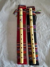 2 X Indiani Bambù Quena