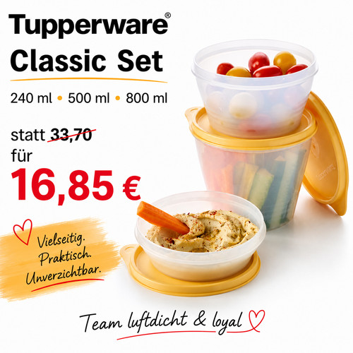Tupperware classic set piccolo - tupperware,