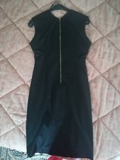 Vestito tubino al ginocchio Zara M nero con zip, mai usato