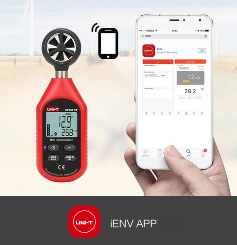 Uni anemometro digitale - uni-t,