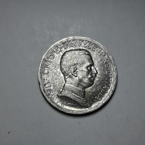 Moneta lire 1917 vittorio - da,