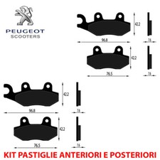 Kit pastiglie freno anteriori - kit,
