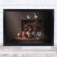 Onions Garlic Still Life Box