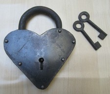 Lucchetto CUORE GHISA vintage