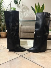 Stivali alti con - , risvolto