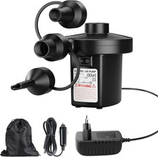 Pompa Ad Aria Elettrica, Pompa Elettrica, Gonfiatore Elettrico Con 3 Ugelli D'Ar