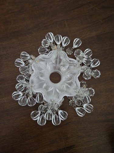 Candela vintage bobeche - vintage,