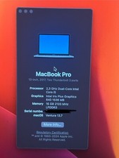 Apple MacBook Pro 13" (256GB